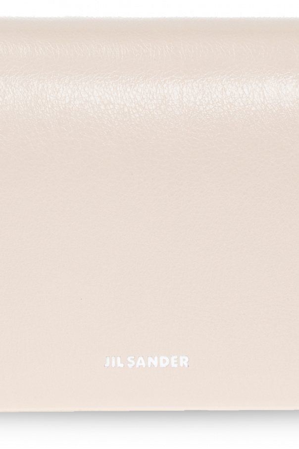 Jil Sander circle - SchaferandweinerShops Switzerland - Jil Sander Binding  suede shoulder bag - sleeves flared midi dress JIL SANDER